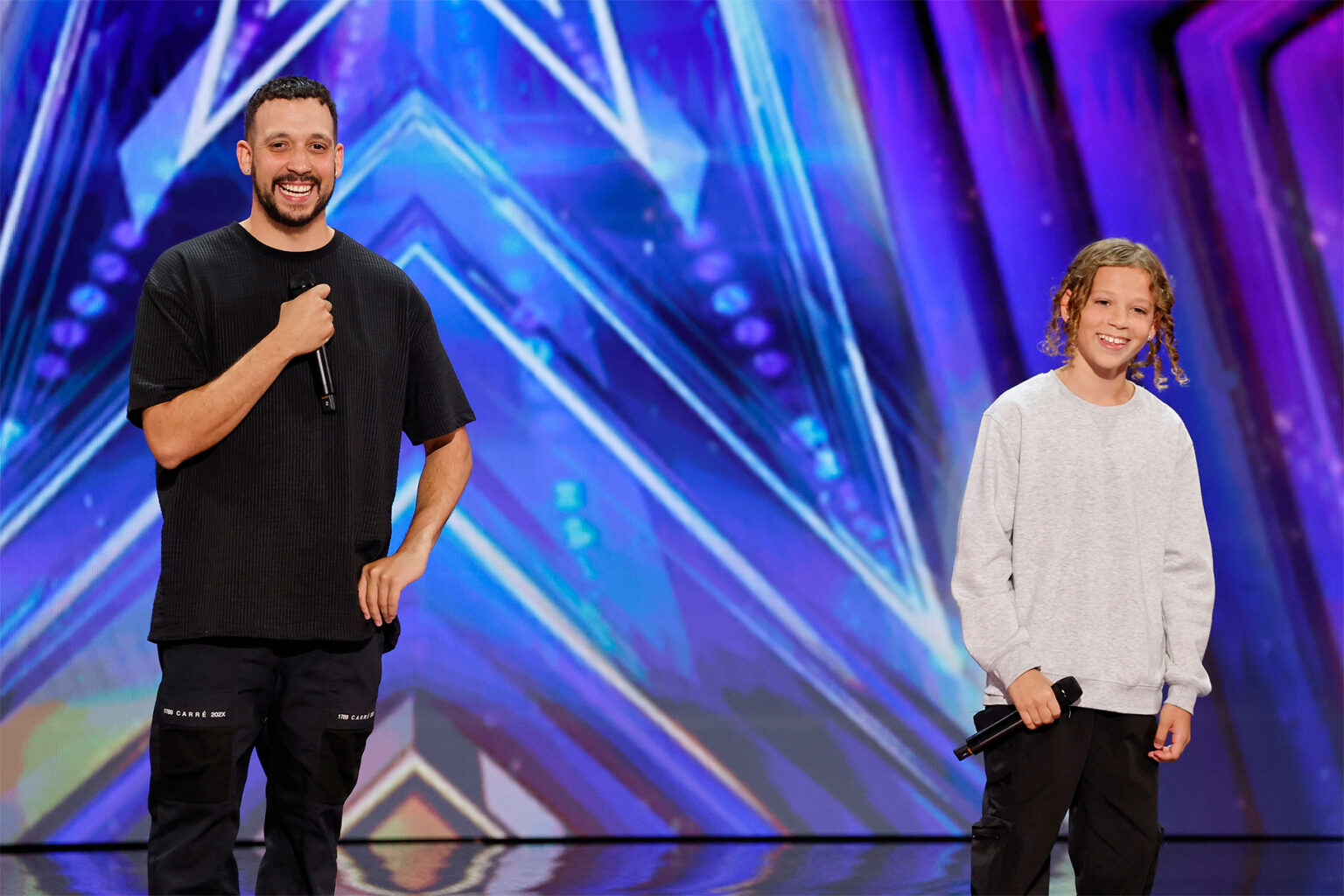 Father and Son Walk On Stage then Deliver a Rap Performance Nobody ...