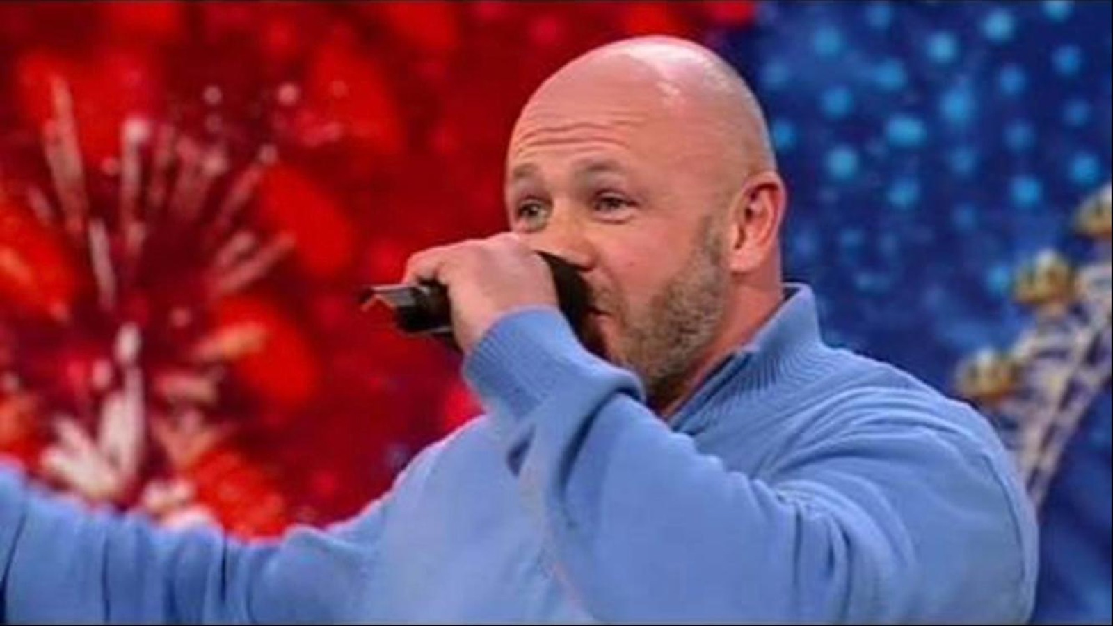 Neil Fullard singing on Britain's Got Talent