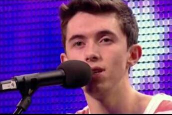 Ryan O'Shaughnessy singing on Britain's Got Talent