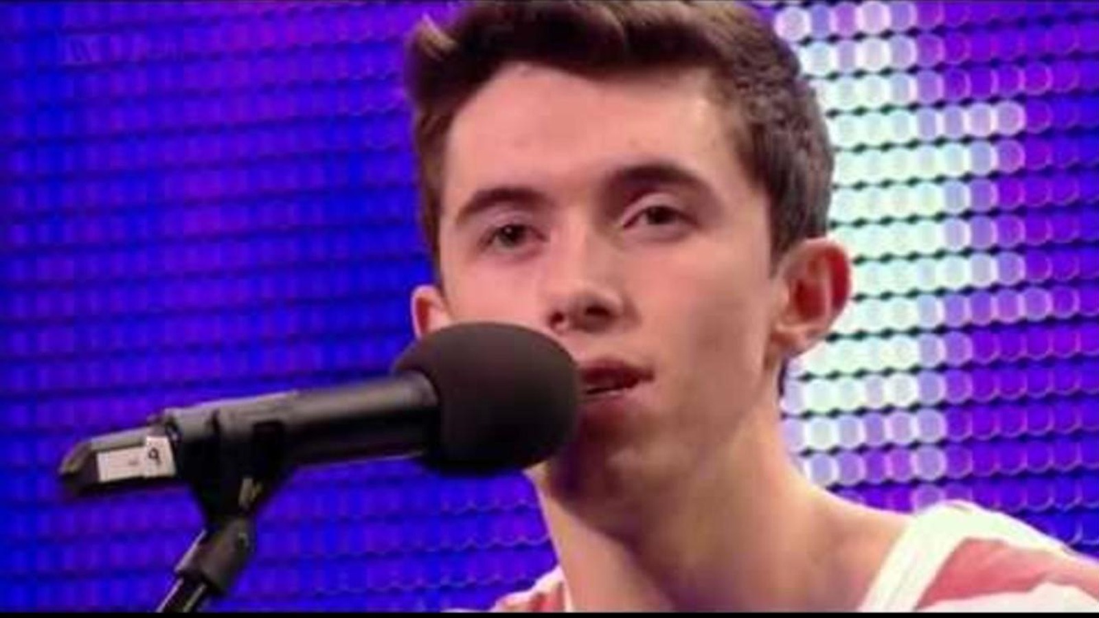 Ryan O'Shaughnessy singing on Britain's Got Talent