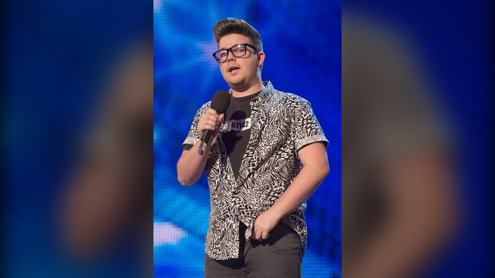 Alex Keirl singing on Britain's Got Talent