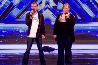 Peter and Caroline of G&S at their X Factor audition